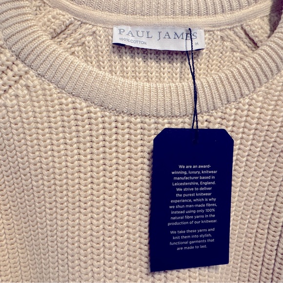 Paul James Fisherman Sweater - NWT - medium - Picture 3 of 4